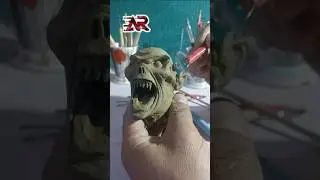 Realistic Ghost Clay Sculpturerealistic clay art