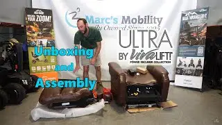 Pride Vivalift Ultra PLR 4955 Lift Chair - Unboxing and Assembly - Now in Real American Leather!