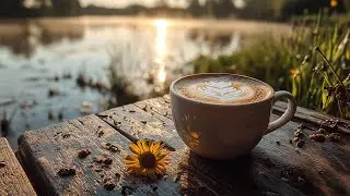 Positive February Jazz ☕ Sweet Bossa Nova Jazz & Gentle Relaxing Spring Coffee Jazz to Good Mood