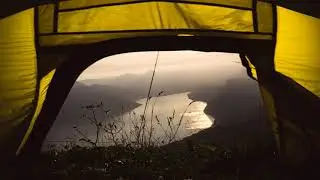 RELAXING RAIN ON A TENT WITH NO THUNDER OR LIGHTNING | ASMR