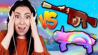 4 NUKES with Unicorn VS Santas Gun!! | BIG Paintball