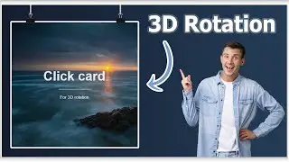 Make 3D rotation in website.