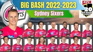 Sydney Sixers Full & Final Squad BBL 2022-2023 | BIG BASH League 2022-2023 | #sydney_sixers