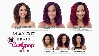 Mayde Curly Pop Series // Easy Crochet Curly Hair Styles!