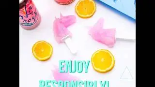 Rose Unicorn Popsicles