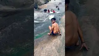 Most Dangerous ⚠️ 😱Place In Odisha Waterfalls #waterfall #stunt #body #youtubeshorts #youtubevideo