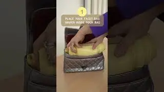How to get wrinkles out of your luxury bags? #luxurybags #bagcare #bagprotection #bags #bagshaper