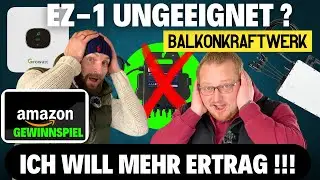 MAX Ertrag mit diesem Wechselrichter 🔥 GROWATT 2000W, EZ-1, HOYMILES für Balkonkraftwerk