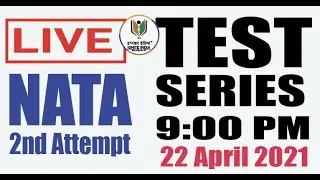 LIVE TEST SERIES NATA 2021 | JOIN NOW FILL REGISTRATION FORM IN VIDEO DESCRIPTION
