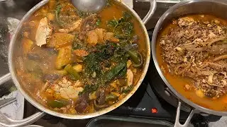 Crab & Halibut Spicy Stew + Black Bean Kimchi Stew(Bij JJigae) Mukbang Eating Show At Home~Superior~