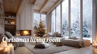 Country Home Christmas Interior — Cozy Winter Atmosphere
