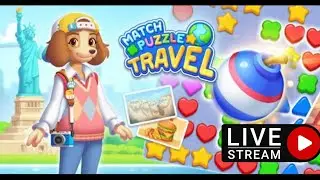 Match Puzzle Travel #match3 #matchgame #videogames #fypシ゚viral #gaming #matchpuzzlegame #livestreams