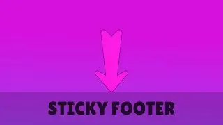 An Easy Way to Make Your Footer Sticky