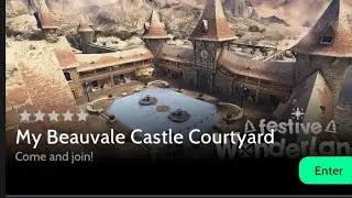 Tour of my Beauvale  Castle Courtyard #avakinlifecreators #avakinlifegameplay #avakinlife 