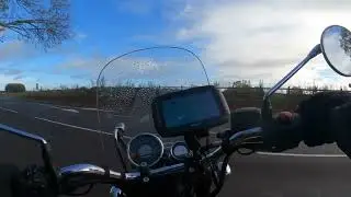 Kingsnorth to PETHAM Church Royal Enfield 350 Meteor.