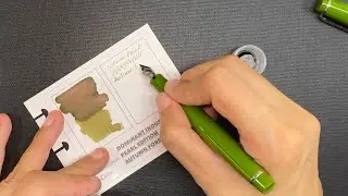 Распаковка и заправка перьевой ручки Jinhao 82 темно-оливкового цвета