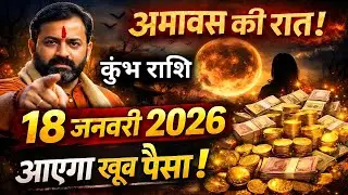 कुंभ राशि 18 जनवरी 2026: अमावस की रात होगा बड़ा धमाका! 💥 इतना पैसा आएगा कि गिन नहीं पाओगे!