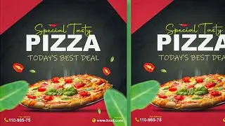 CorelDRAW: Ultimate Modern Pizza Poster Design Battle