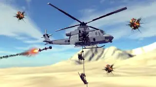 Helicopter Crashes & Shootdowns #3 | Besiege