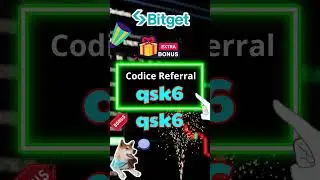 Bitget Codice Referral 2025: qsk6 | 6200 USDT e commissioni scontate del 50%