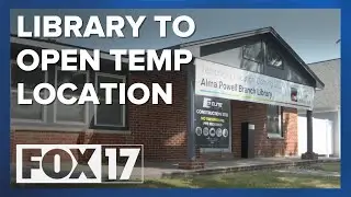 Temporary location for Alma Powell Branch Library set to open later this fall