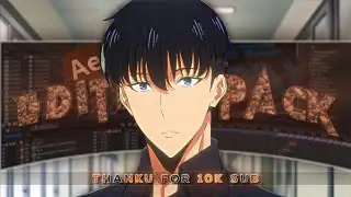 Free AFTER EFFECTS Editing Pack | 10K Subscribers Special GIVEAWAY! | Deacon Edit