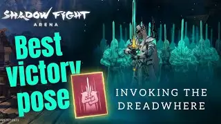 Damn ! 🥵 Best Victory Pose in SF-4 💯 || INVOKING THE DREADWHERE 💀 || Shadow Fight 4 Arena
