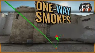 The ONE-WAY smoke META of Dust2's bombsite A (CT-side) | CS afap