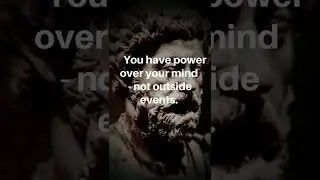 Inner Strength, Self-control, Motivational Stoic Quote - Marcus Aurelius #shorts