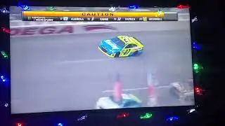 Paul Menard wall contact at Talladega SuperSpeedway 10/15/17.