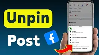 How To Unpin Post On Facebook (Updated)