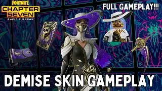 Demise skin & cosmetics!!! (Full Gameplay) Fortnite Chapter 7 Season 1: Pacific Break
