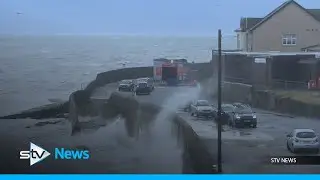 Storm Barra: A yellow weather warning for wind is in place across Scotland