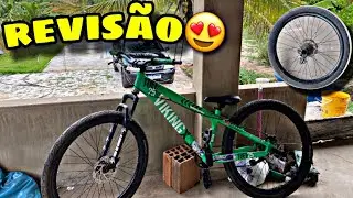 Fiz uma REVISÃO na minha bike!!!😍