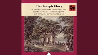 St. Petersinsel-Serenade: I. M&eacute;ditation