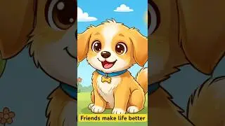 Cute dogs #kidsentertainment #kidsmusic #dog #friends #shortsfeed #viral #shortvideo