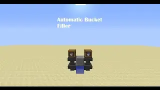 Tutorial - Automatic Bucket Filler Minecraft 1.9