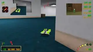 RVGL: Miami Manic as Mach Speeder. 5 laps, 16 cars, arcade physics