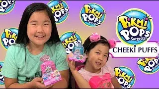 Beauty Makeover with Pikmi Pops Cheeki Puffs | Sasha and Ella