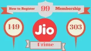 jio prime Membership ! How To Register/ Get Jio Prime Membership (Started) @ Rs 99