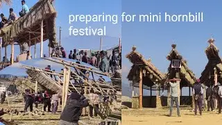 Preparing for Tsungkamnyo Mini Hornbill Festival SHAMATOR DISTRICT 