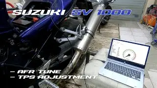 Suzuki SV1000 - начало настройки, особенности датчика TPS
