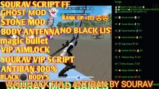ANTI BLACK LIST SCRIPT ANTIBAN VIP SCRIPT FREE FIRE 1.64.6 - OB29 NEW VIP LOCATION HACK 🔫 GUN HACK