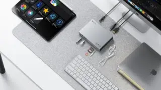 Yottamaster DS06T thunderbolt 3 15 in 1 USB-C DisplayLink Dock