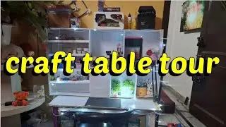 Craft table tour 🤩🤩||