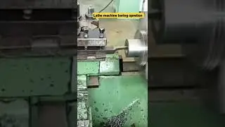 Lathe machine boring opretion |# practical #cti practical| #fitter #turner #machinist |#viral shorts