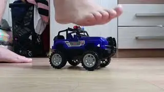 New video in my Clips4sale, 100kg crushing toy jeep, barefeet, link in description #asmr #subscribe 