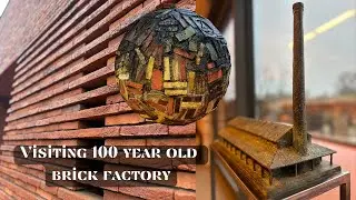 Bricklayers visiting a 100 Year Old Brick factory 🧱🔥 #bricklayers #masons #bricks
