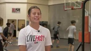 Softball Athlete does away with drama and distractions by signing up for EM Academics