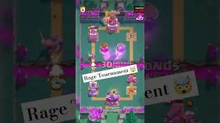 Best Log Bait Deck for Rage Tournament  | clash royale | #shorts #battleroyale #supercell